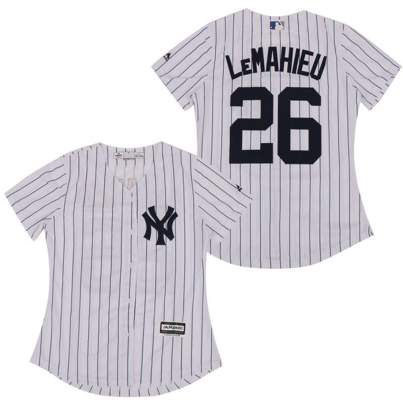 New York Yankees Dj Lemahieu #26 2020 Mlb White Jersey