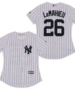 New York Yankees Dj Lemahieu #26 2020 Mlb White Jersey