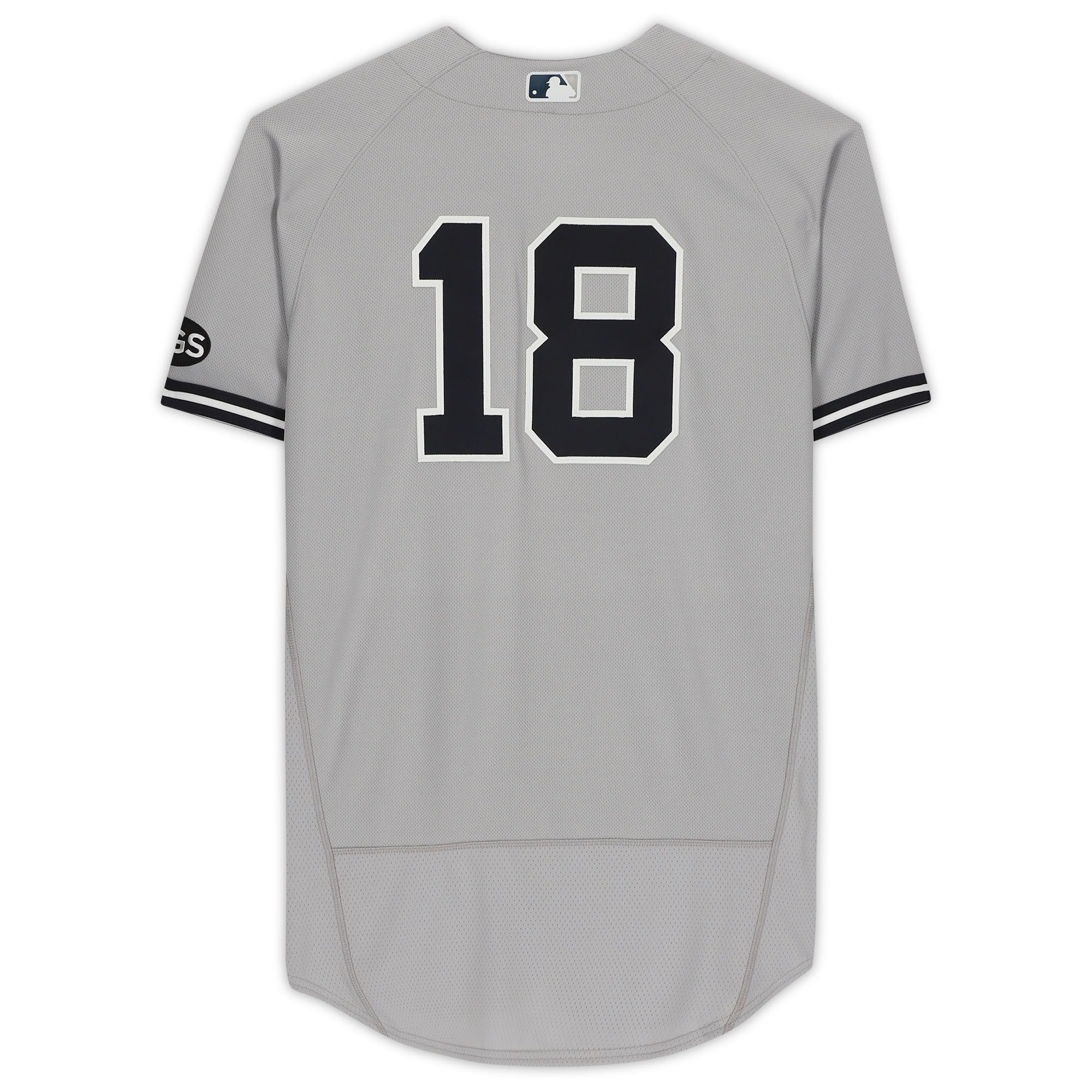 New York Yankees Fanatics Gray Team-issued #18 Jersey From The 2020 Mlb Season