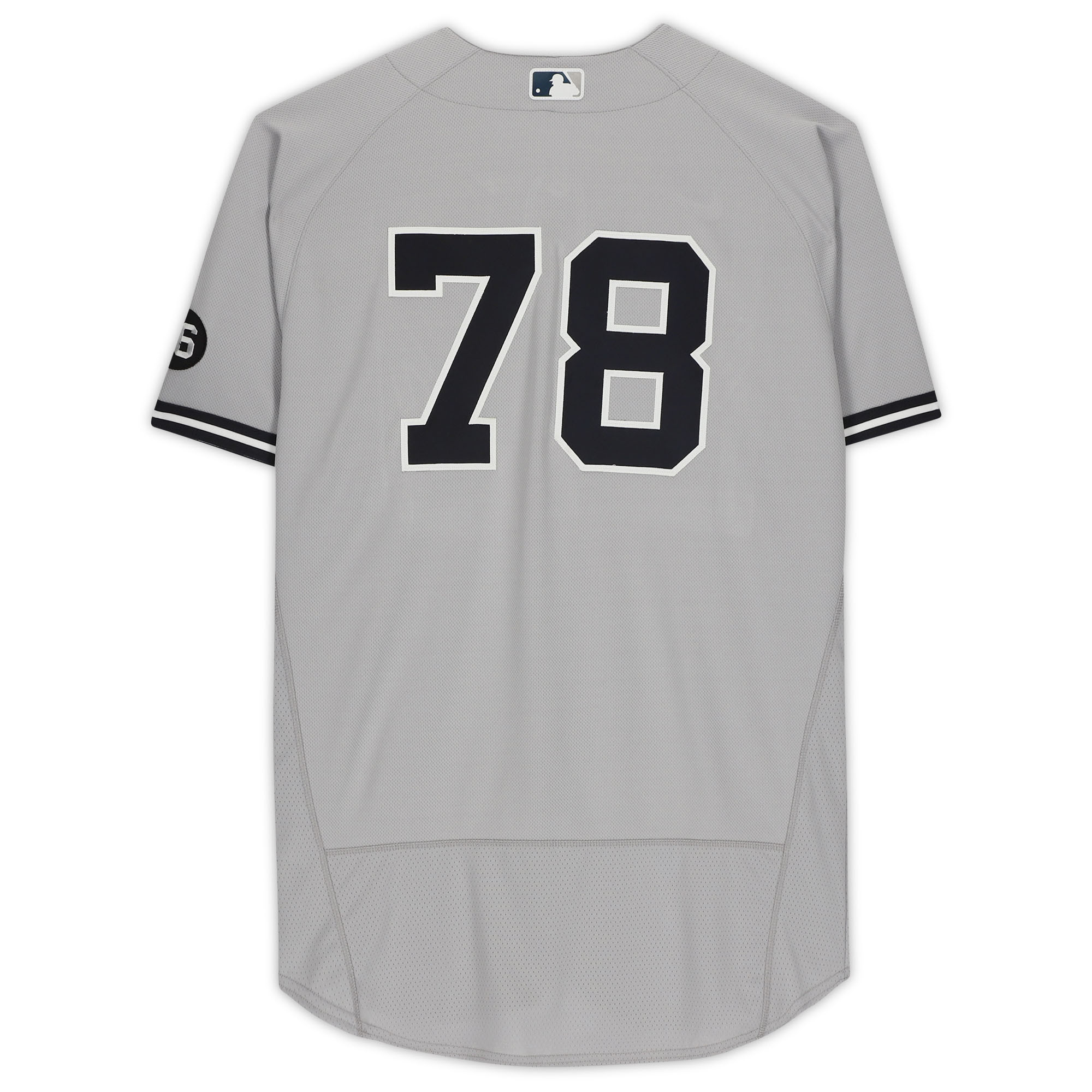 New York Yankees Fanatics Gray Team-issued #78 Jersey From The 2021 Mlb Season