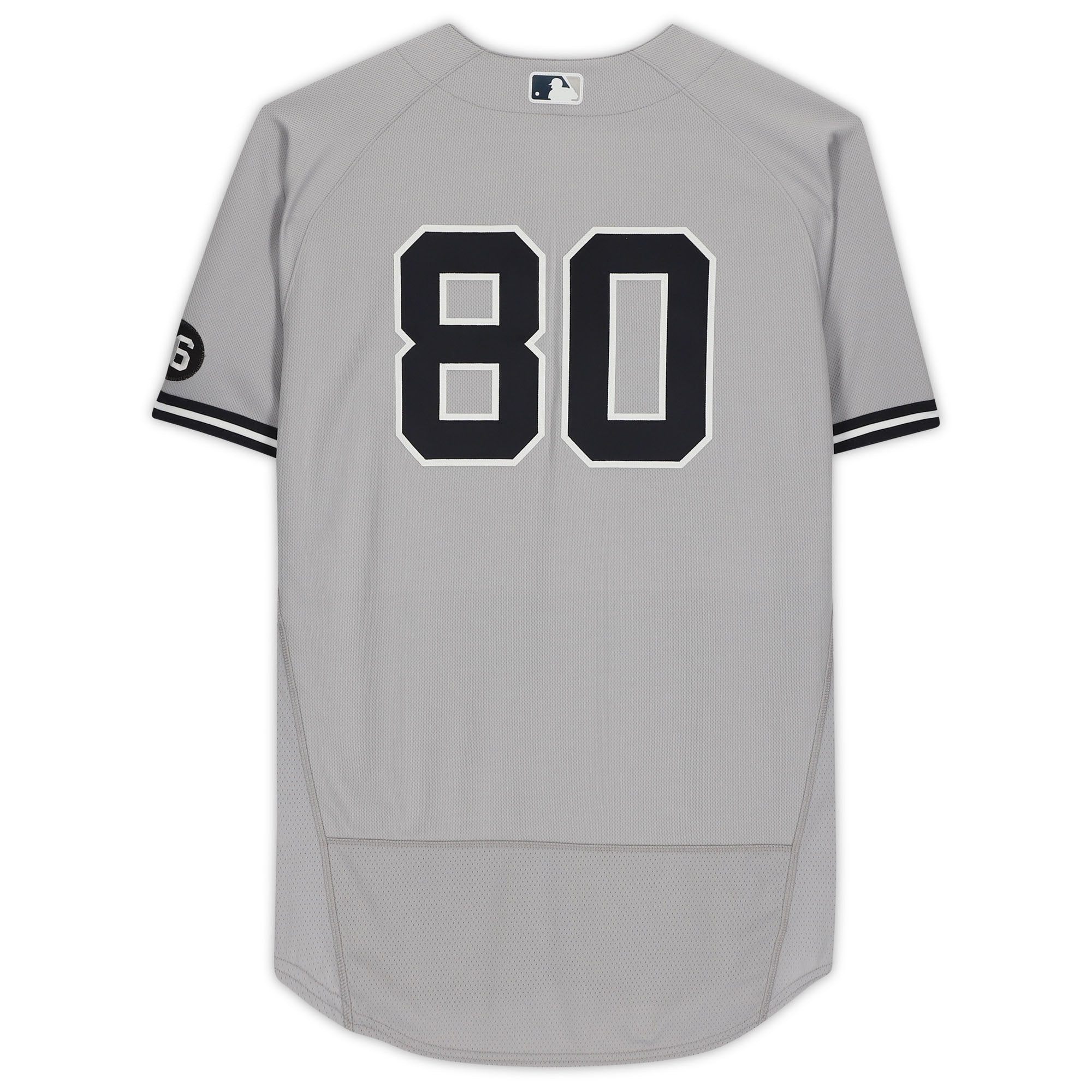 New York Yankees Fanatics Gray Team-issued #80 Jersey From The 2021 Mlb Season