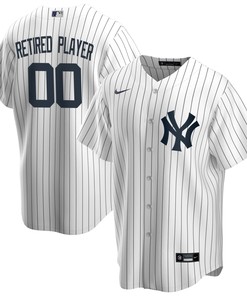 New York Yankees Home Pick-a-player Retired Roster Replica Jersey - White Custom Jerseys Mlb