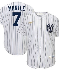 New York Yankees Mickey Mantle #7 2020 Mlb White Jersey