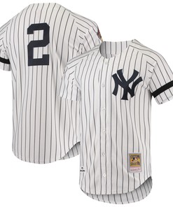 New York Yankees Mitchell & Ness Cooperstown Collection 1996 Authentic Home Jersey - White Mlb