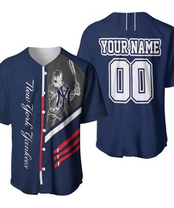 New York Yankees Mlb Bronx Bombers 3d Personalized Baseball Jersey