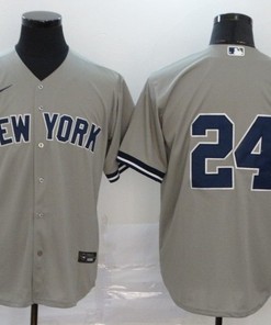 New York Yankees Zoilo Almonte #24 2020 Mlb Grey Jersey