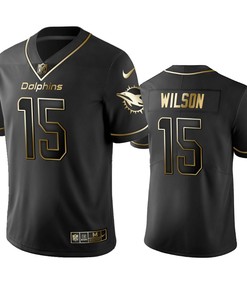 Nfl 100 Commercial Albert Wilson Miami Dolphins Black Golden Edition Vapor Untouchable Limited Jersey - Mens