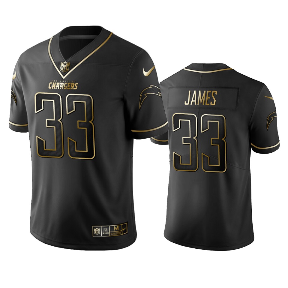 Nfl 100 Derwin James Los Angeles Chargers Black Golden Edition Vapor Untouchable Limited Jersey - Mens