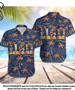 Nfl Auburn Tigers Custom Name Summer Hawaiian Shirt