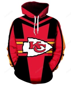 Nfl Kansas City Chiefs 3D Hoodie Zip Hoodie Style 3