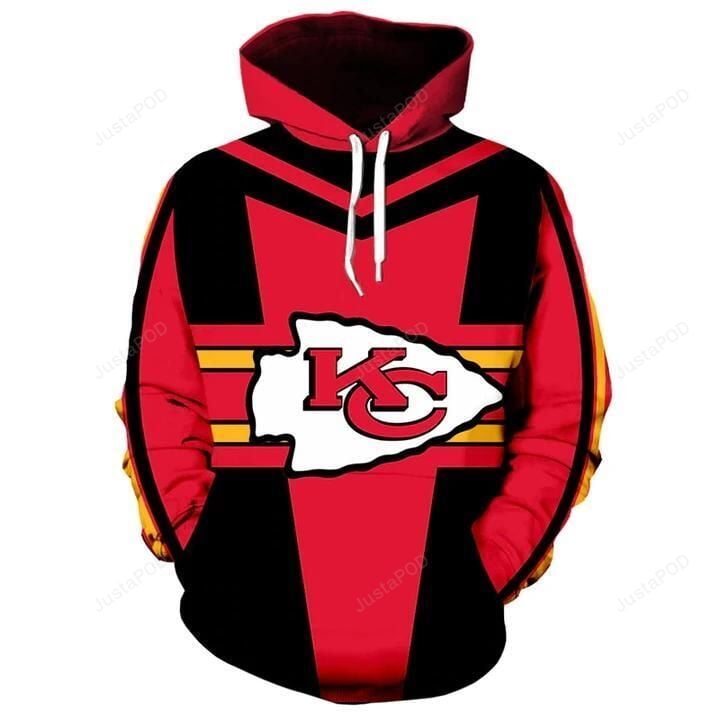 Nfl Kansas City Chiefs 3D Hoodie Zip Hoodie Style 3