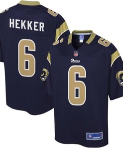 Nfl Pro Line Johnny Hekker Los Angeles Rams Team Color Jersey - Navy