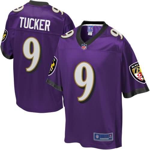 Nfl Pro Line Mens Baltimore Ravens Justin Tucker Team Color Jersey -