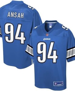 Nfl Pro Line Mens Detroit Lions Ziggy Ansah Team Color Nfl Jersey