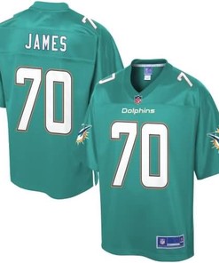 Nfl Pro Line Mens Miami Dolphins Jawuan James Team Color Jersey