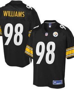 Nfl Pro Line Mens Pittsburgh Steelers Vince Williams Team Color Jersey - Black
