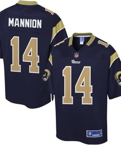 Nfl Pro Line Sean Mannion Los Angeles Rams Team Color Jersey - Navy