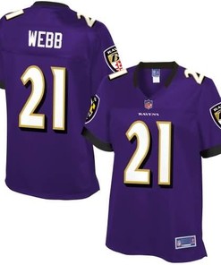 Nfl Pro Line Womens Baltimore Ravens Lardarius Webb Team Color Jersey
