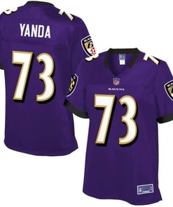 Nfl Pro Line Womens Baltimore Ravens Marshal Yanda Team Color Jersey
