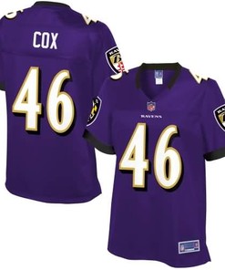 Nfl Pro Line Womens Baltimore Ravens Morgan Cox Team Color Jersey