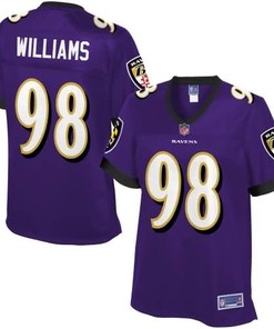 Nfl Pro Line Womens Baltimore Ravens On Williams Team Color Jersey
