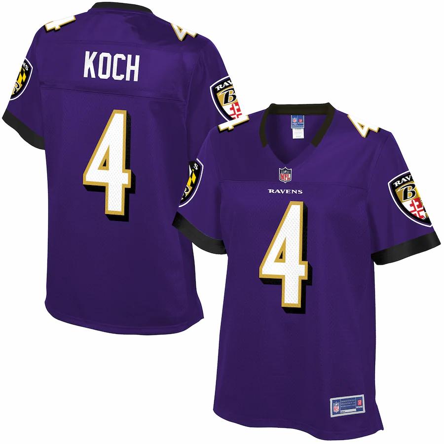 Nfl Pro Line Womens Baltimore Ravens Sam Koch Team Color Jersey