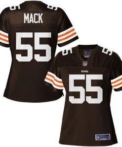 Nfl Pro Line Womens Cleveland Browns Historic Logo Alex Mack Team Color Jersey