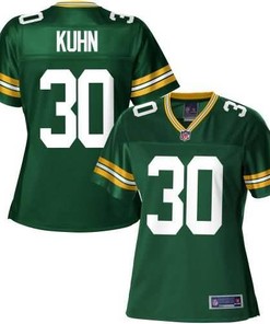 Nfl Pro Line Womens Green Bay Packers John Kuhn Team Color Jersey