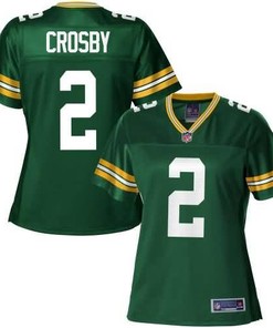 Nfl Pro Line Womens Green Bay Packers Mason Crosby Team Color Jersey