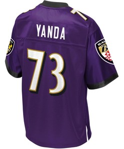 Nfl Pro Line Youth Baltimore Ravens Marshal Yanda Team Color Jersey