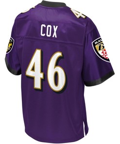 Nfl Pro Line Youth Baltimore Ravens Morgan Cox Team Color Jersey