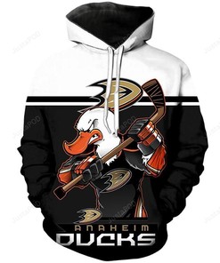 Nhl Anaheim Ducks 3D Hoodie Zip Hoodie Style 04