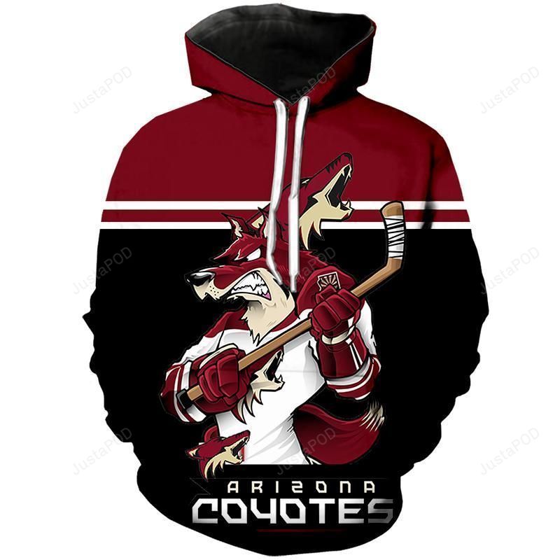 Nhl Arizona Coyotes 3D Hoodie Zip Hoodie Style 02