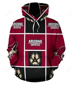 Nhl Arizona Coyotes 3D Hoodie Zip Hoodie Style 10