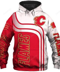 Nhl Calgary Flames 3D Hoodie Zip Hoodie Style 02