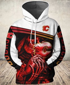Nhl Calgary Flames 3D Hoodie Zip Hoodie Style 03