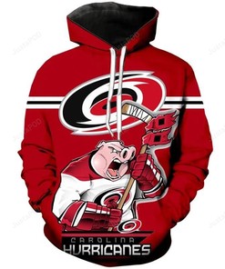 Nhl Carolina Hurricanes 3D Hoodie Zip Hoodie Style 01