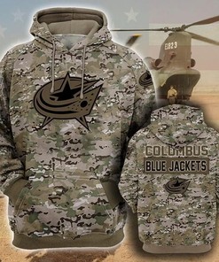 Nhl Columbus Blue Jackets 3D Hoodie Zip Hoodie Style 01