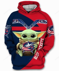 Nhl Columbus Blue Jackets 3D Hoodie Zip Hoodie Style 03