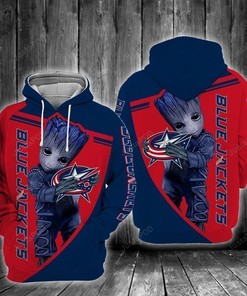 Nhl Columbus Blue Jackets 3D Hoodie Zip Hoodie Style 06