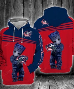 Nhl Columbus Blue Jackets 3D Hoodie Zip Hoodie Style 08