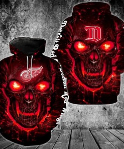 Nhl Detroit Red Wings 3D Hoodie Zip Hoodie Style 02