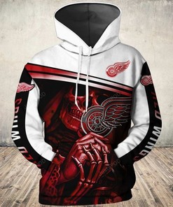 Nhl Detroit Red Wings 3D Hoodie Zip Hoodie Style 04
