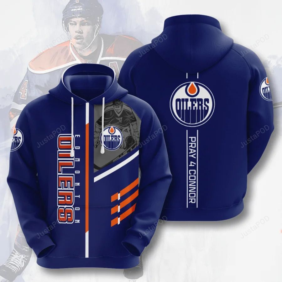Nhl Edmonton Oilers 3D Hoodie Zip Hoodie Style 01