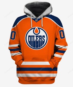 Nhl Edmonton Oilers 3D Hoodie Zip Hoodie Style 09