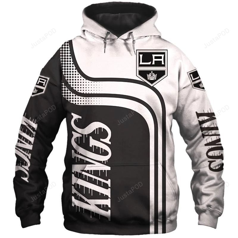 Nhl Los Angeles Kings 3D Hoodie Zip Hoodie Style 02