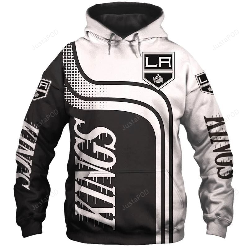 Nhl Los Angeles Kings 3D Hoodie Zip Hoodie Style 02