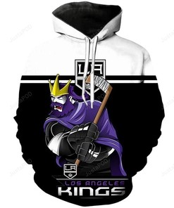 Nhl Los Angeles Kings 3D Hoodie Zip Hoodie Style 03