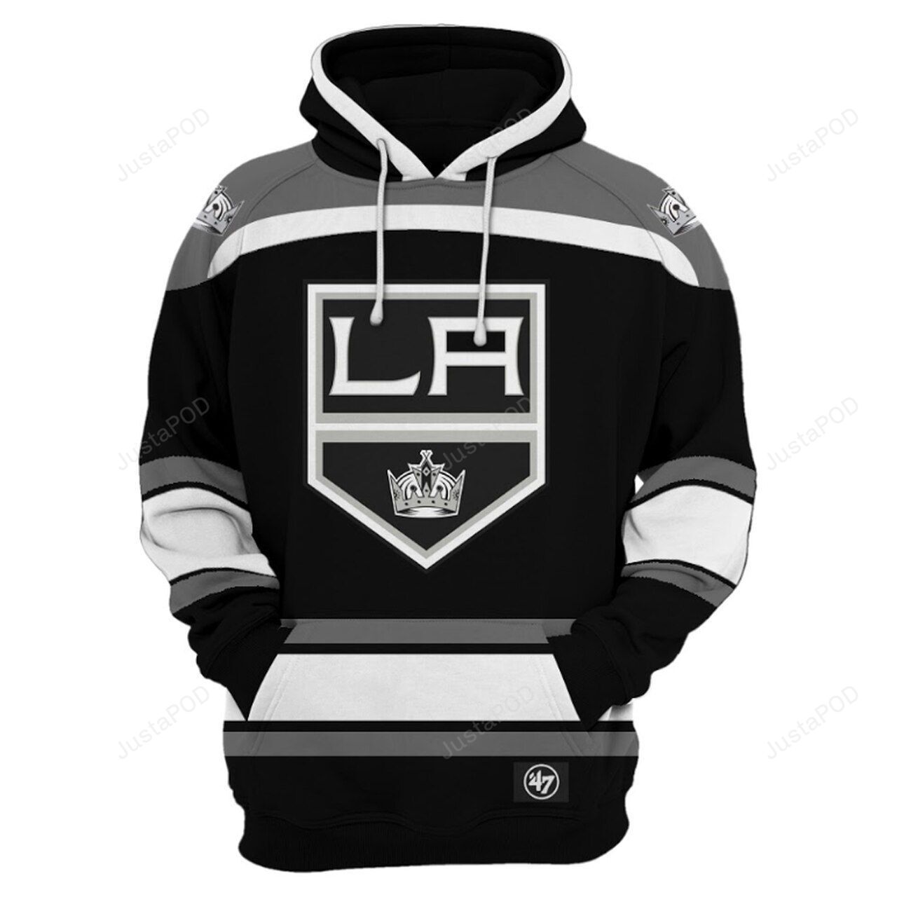 Nhl Los Angeles Kings 3D Hoodie Zip Hoodie Style 04
