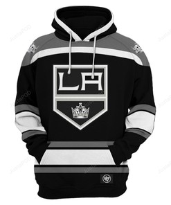 Nhl Los Angeles Kings 3D Hoodie Zip Hoodie Style 04